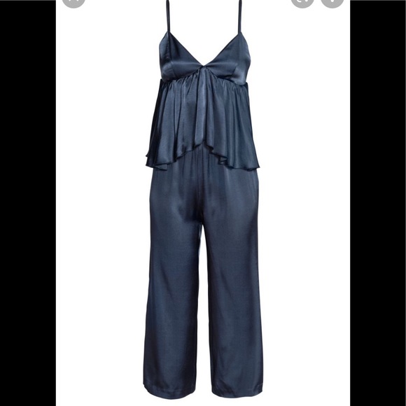 H&M Blue Flounce Jumpsuit - Picture 2 of 7